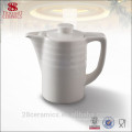 Wholesale guangdong crockery items, white porcelain turkish coffee pot